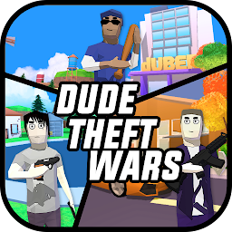 Dude Theft Wars FPS Open world app icon